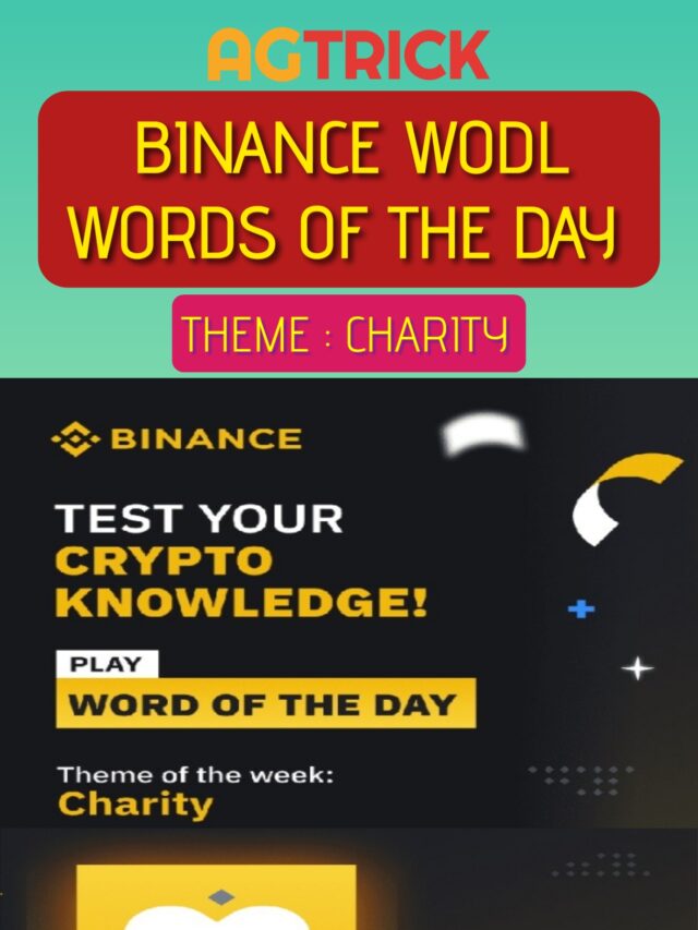 Binance Word Of The Day Answers Today 5 April 2023 ( Charity )